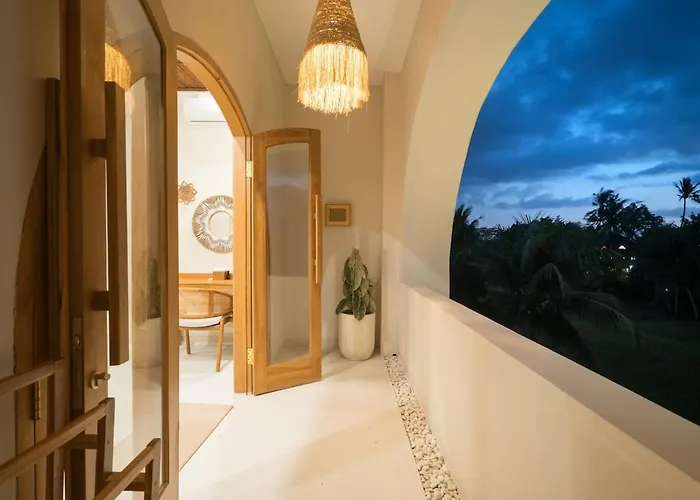 فيلة Mahandita Uma Ii 2br Mediterranean With Ricefield View