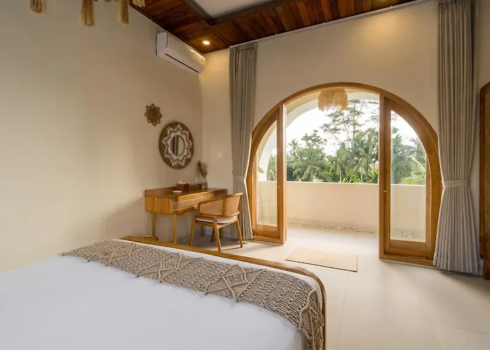فيلة Mahandita Uma Ii 2br Mediterranean With Ricefield View *